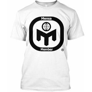 Mensa Member Graphic Logo T-Shirt
